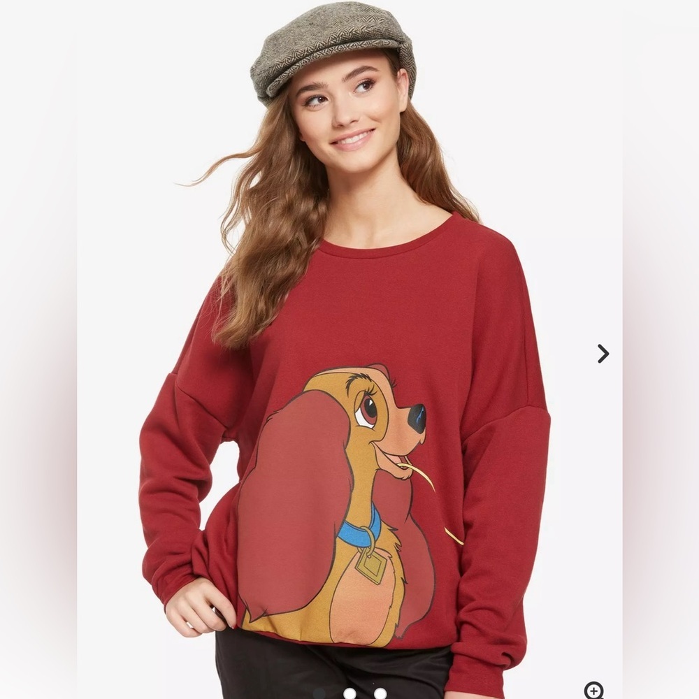 Disney Red Lady Sweatshirt